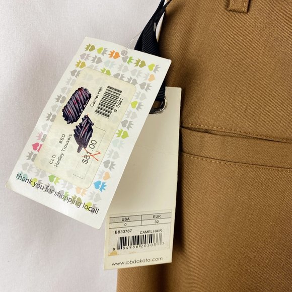 BB Dakota Camel Tan Bootcut Slacks Tall - Picture 4 of 5